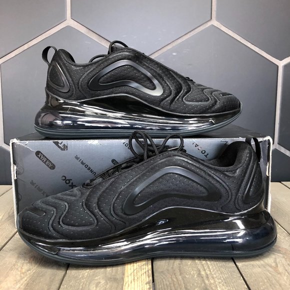 Nike Air Max 720 Black Mesh Running (Multiple Sz) - Picture 2 of 5